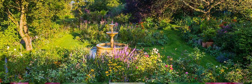 Brunnen im Rosengarten | Michaelshof Sammatz