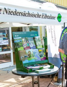 Michaelshof Sammatz, Achre-Tag, Stand des Biosphärenreservates Niedersächsische Elbtalaue