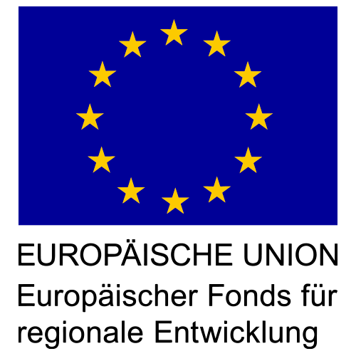 Logo Euopaeische Union Europaeischer Fonds fuer regionale Entwicklung